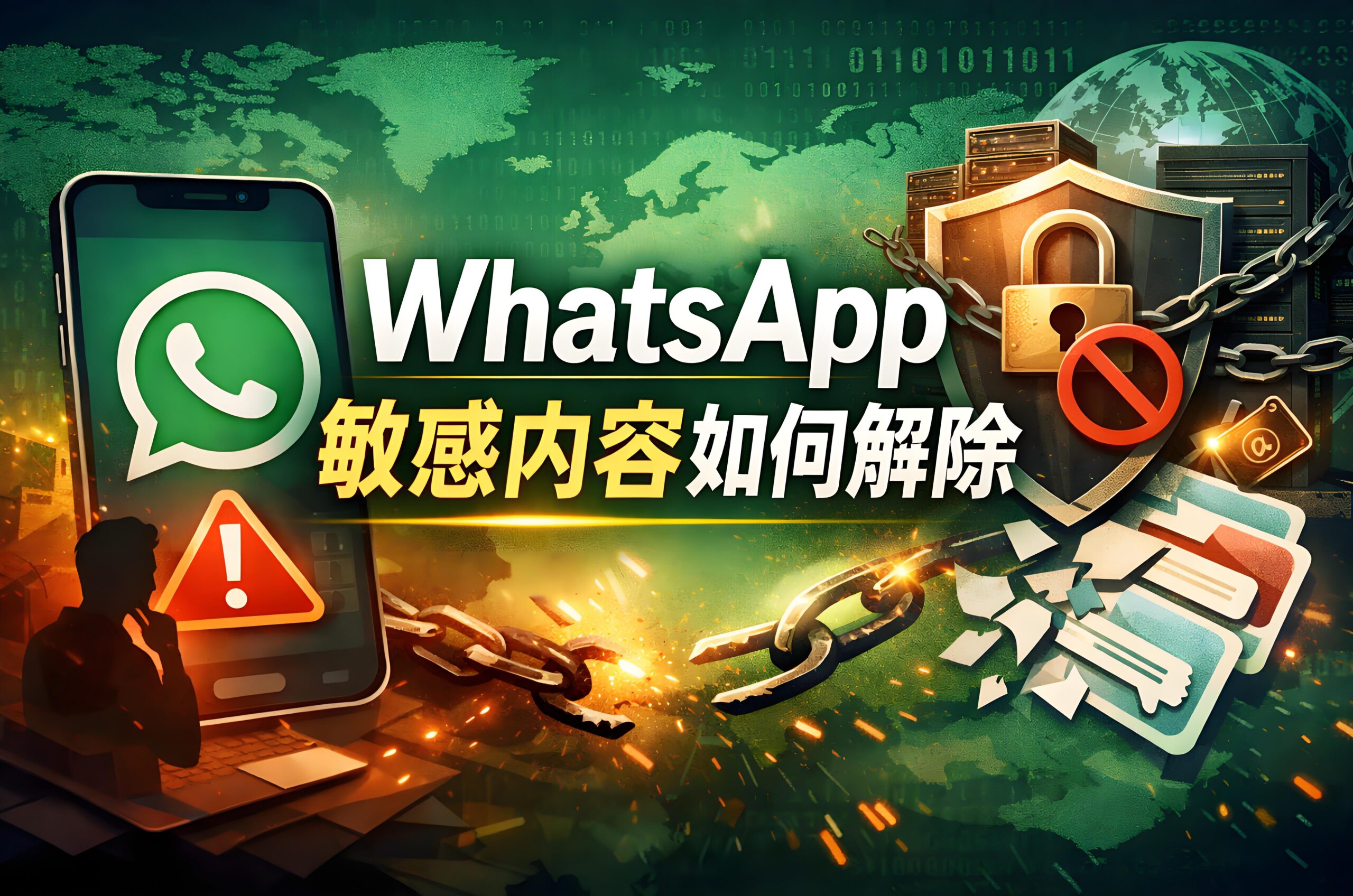 WhatsApp敏感內容解除有哪些攻略？